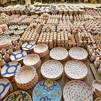 iranian handicraft pottery